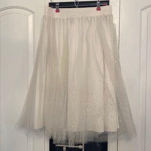 Glitter White Tutu